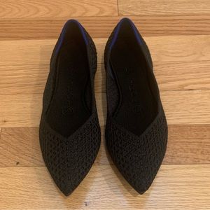 Rothy’s The Point | Black Waffle | Size 6.5